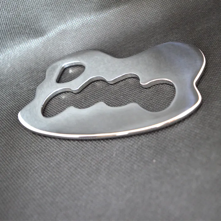 منتجات الرعاية الصحية أدوات تقشير وفرك - Health Care Products Stainless Steel Gua Sha Scrubber Exfoliating