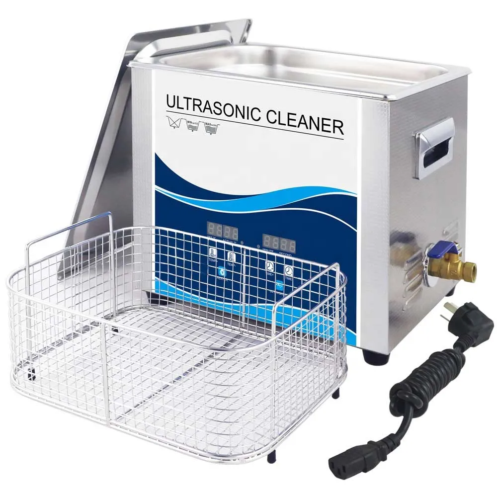 10L Digital Ultrasonic Cleaner | Jewelry & Parts Cleaning | Ultra Sonic Bath with Degas Function