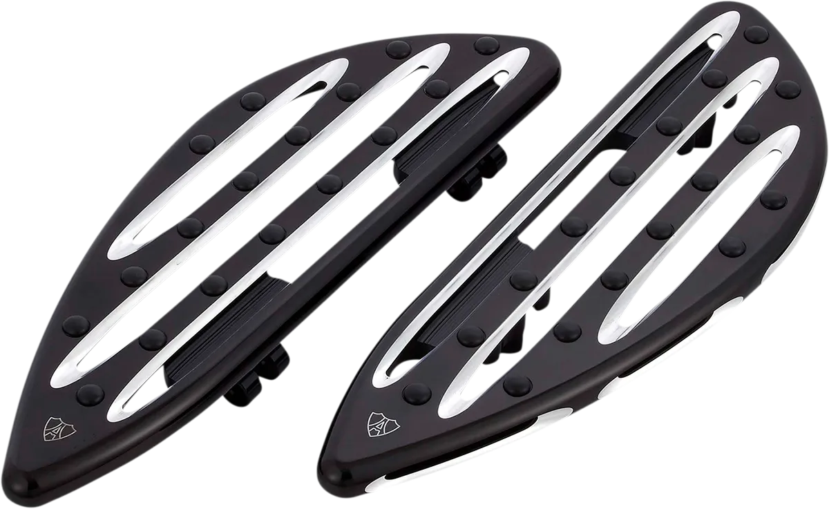 ARLEN NESS Driver Floorboards - Deep Cut - Black 410-003