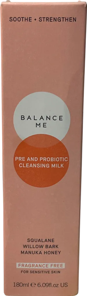Balance Me Fragrance Free Pre And Probiotic Cleansing Milk 180ml