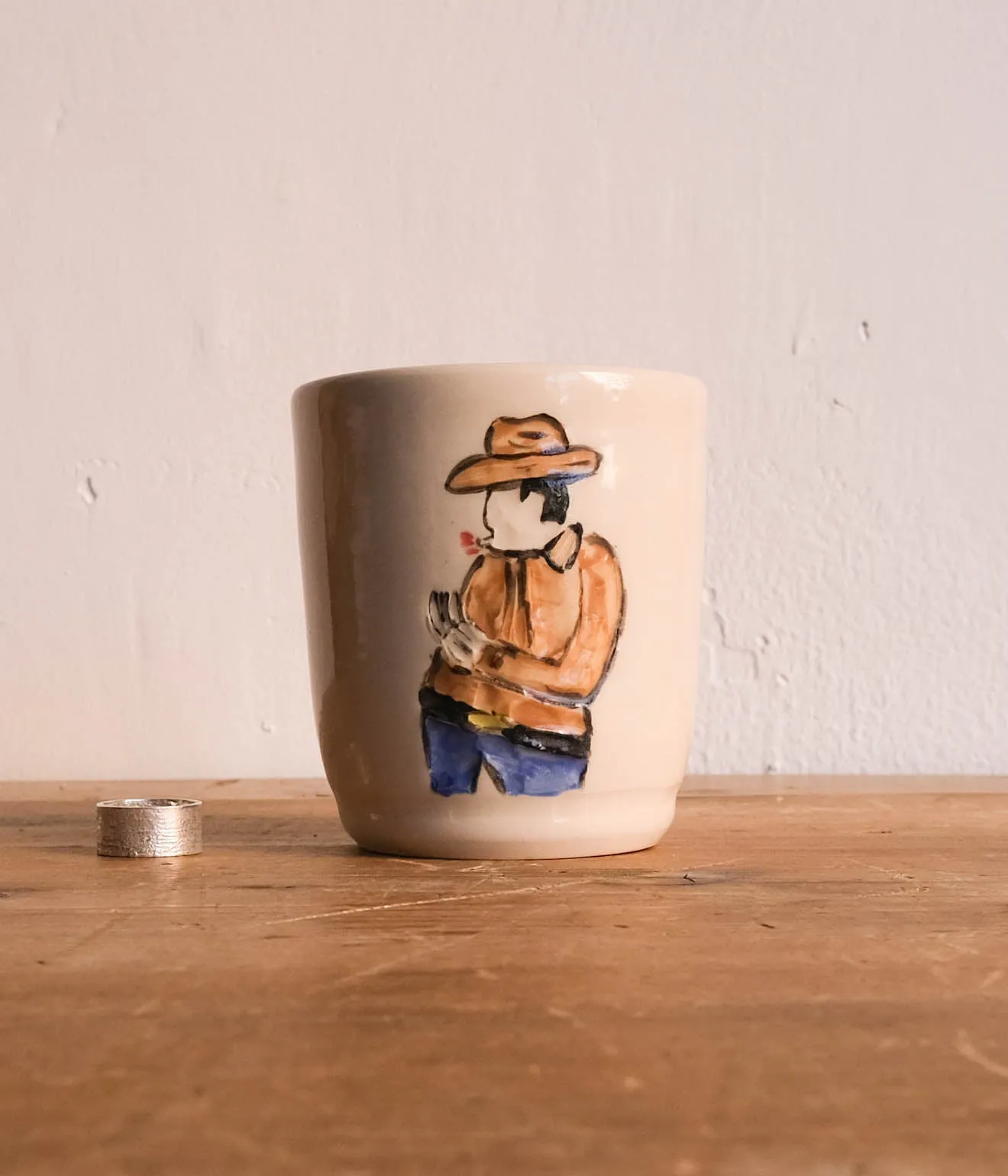 DANNY D'S MUD SHOP "Custom Cowboy Tumbler" A