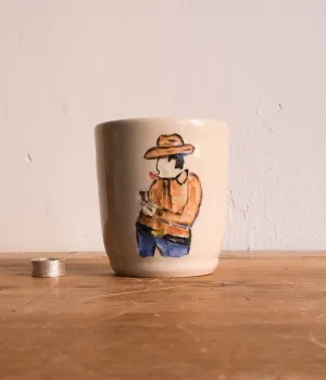 DANNY D'S MUD SHOP "Custom Cowboy Tumbler" A