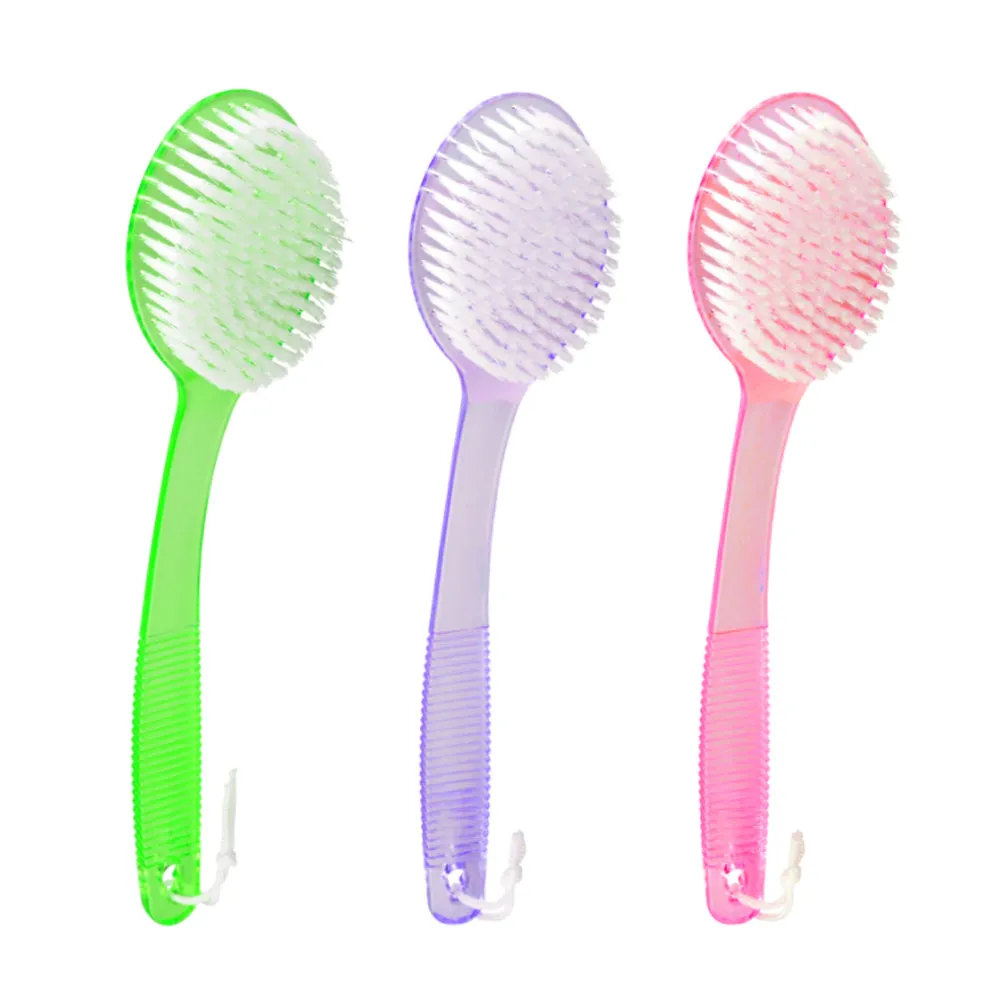Exfoliating Body Bath Brush Back Scrub Scrubber Massager Shower Skin Spa Pet New
