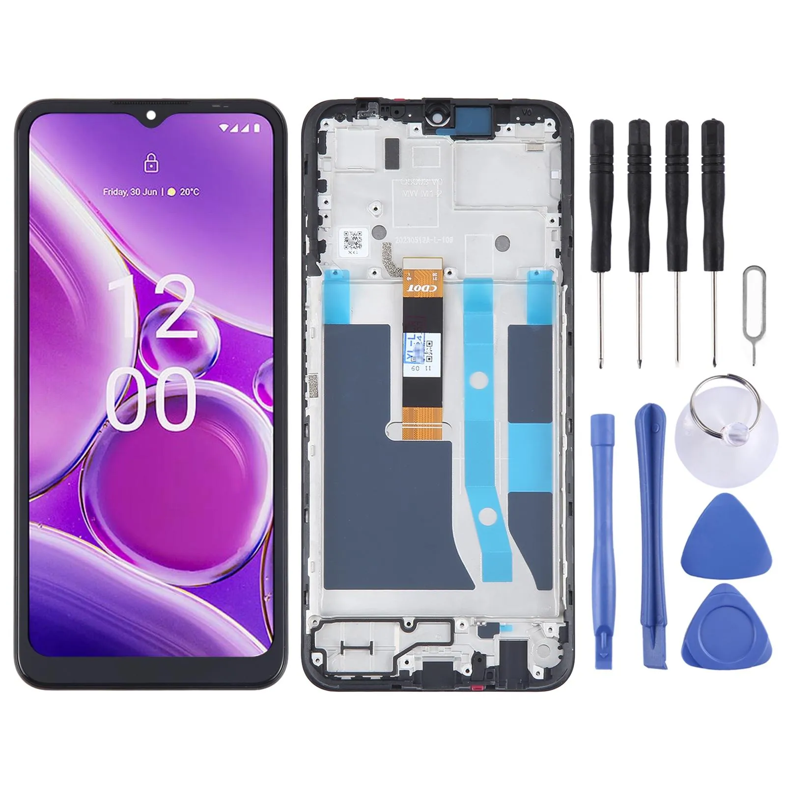 Full Lcd Screen Assembly with Frame - Oem
