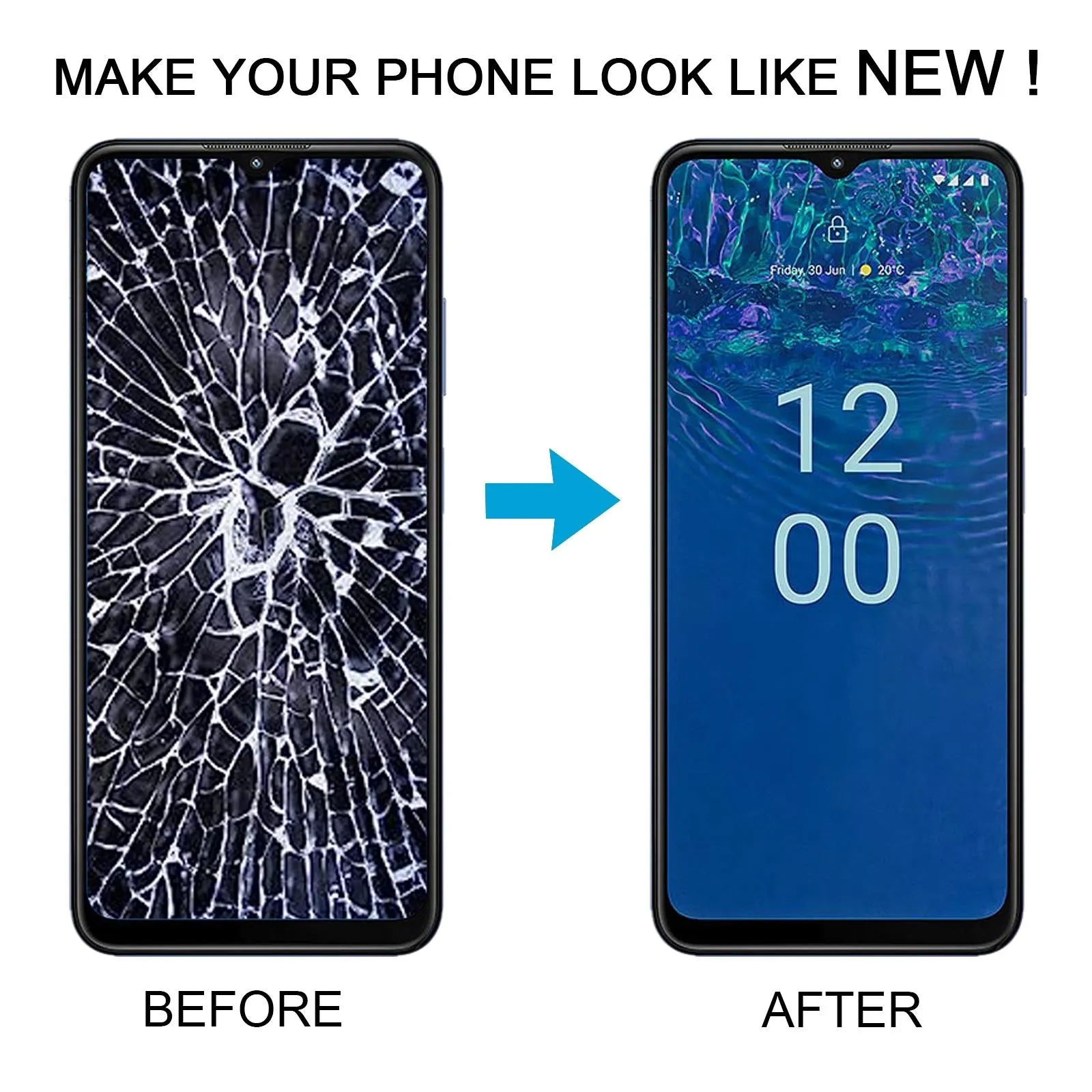 Full Lcd Screen Assembly with Frame - Oem