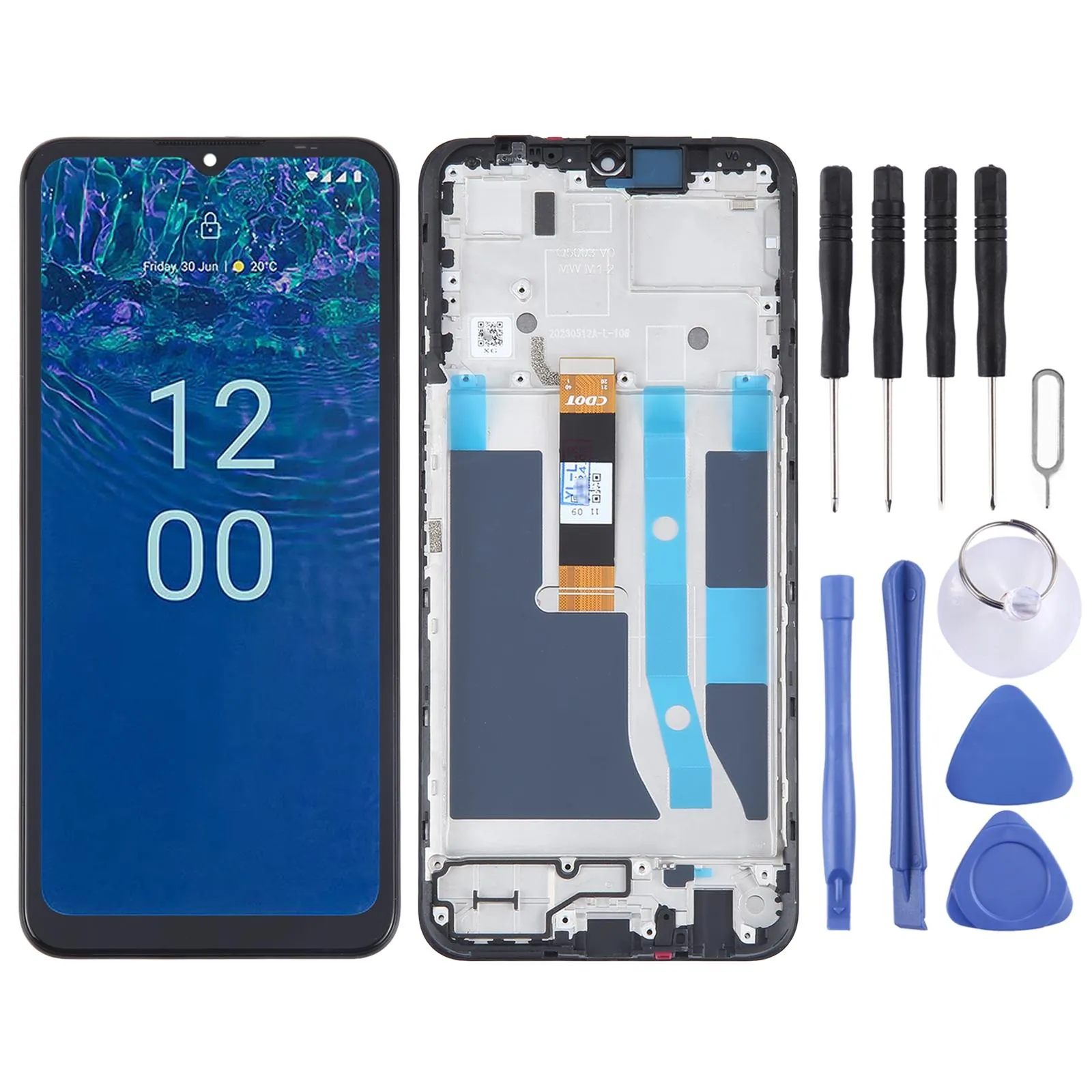 Full Lcd Screen Assembly with Frame - Oem