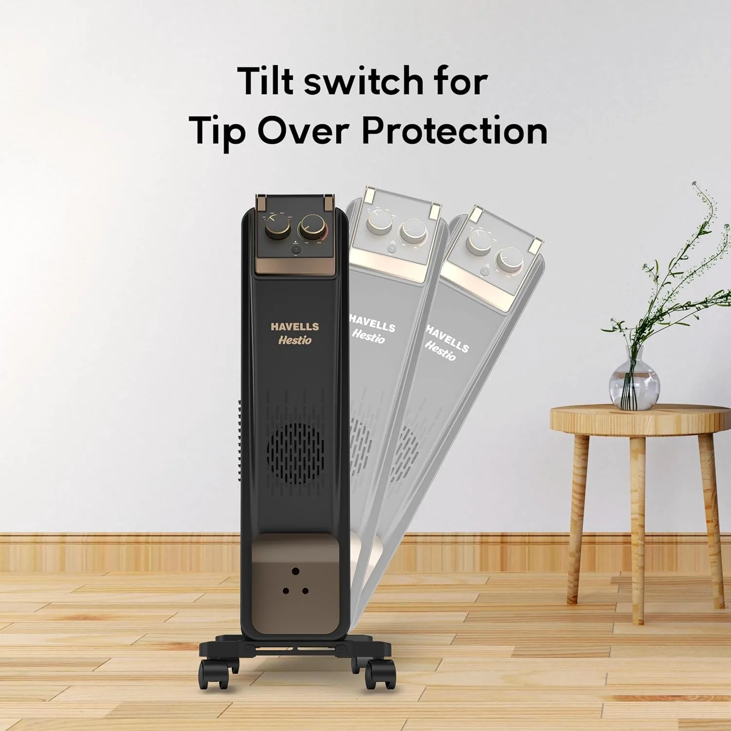 Havells HESTIO BLACK 15 STRAIGHT FIN OFR 2900 W