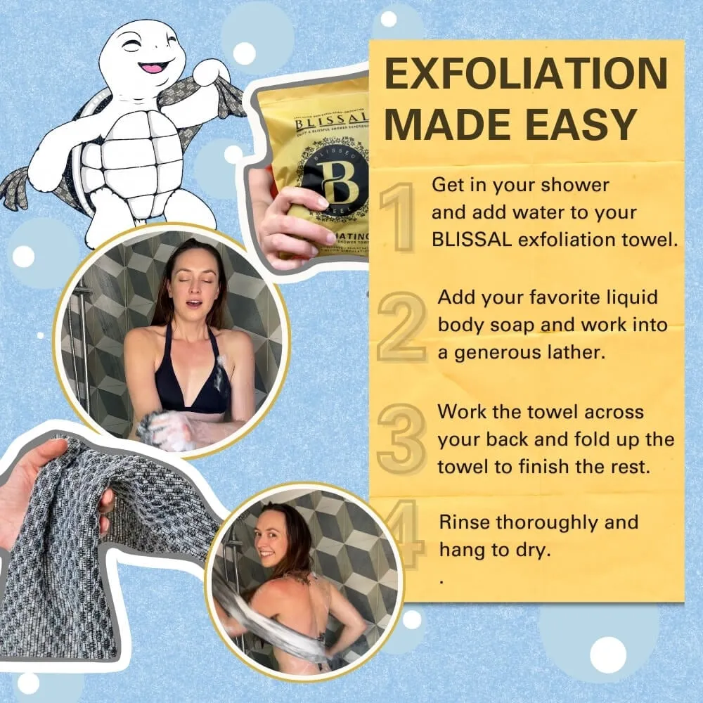 HOT SALE 49% offExfoliating Antibacterial Shower Towel-Buy 1 Get 1 Free