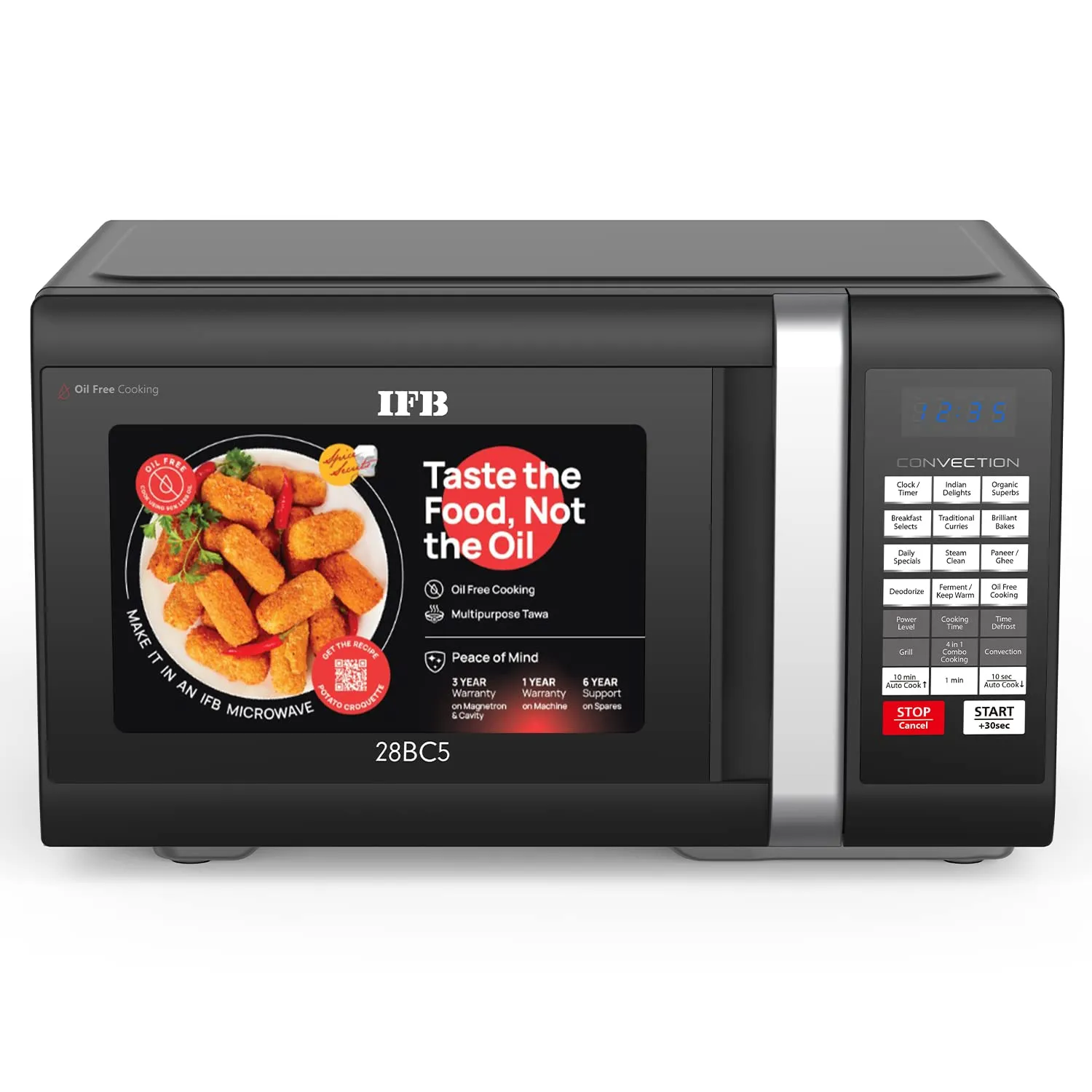 IFB 28BC5 28 L Convection Microwave Oven, Black