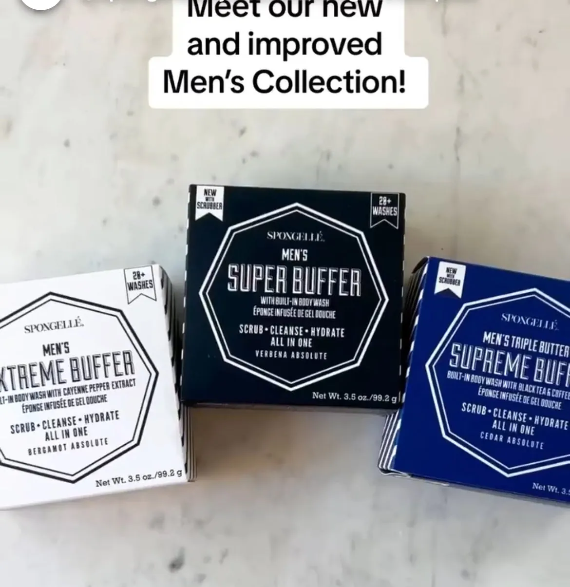 Mens triple butter Supreme buffer