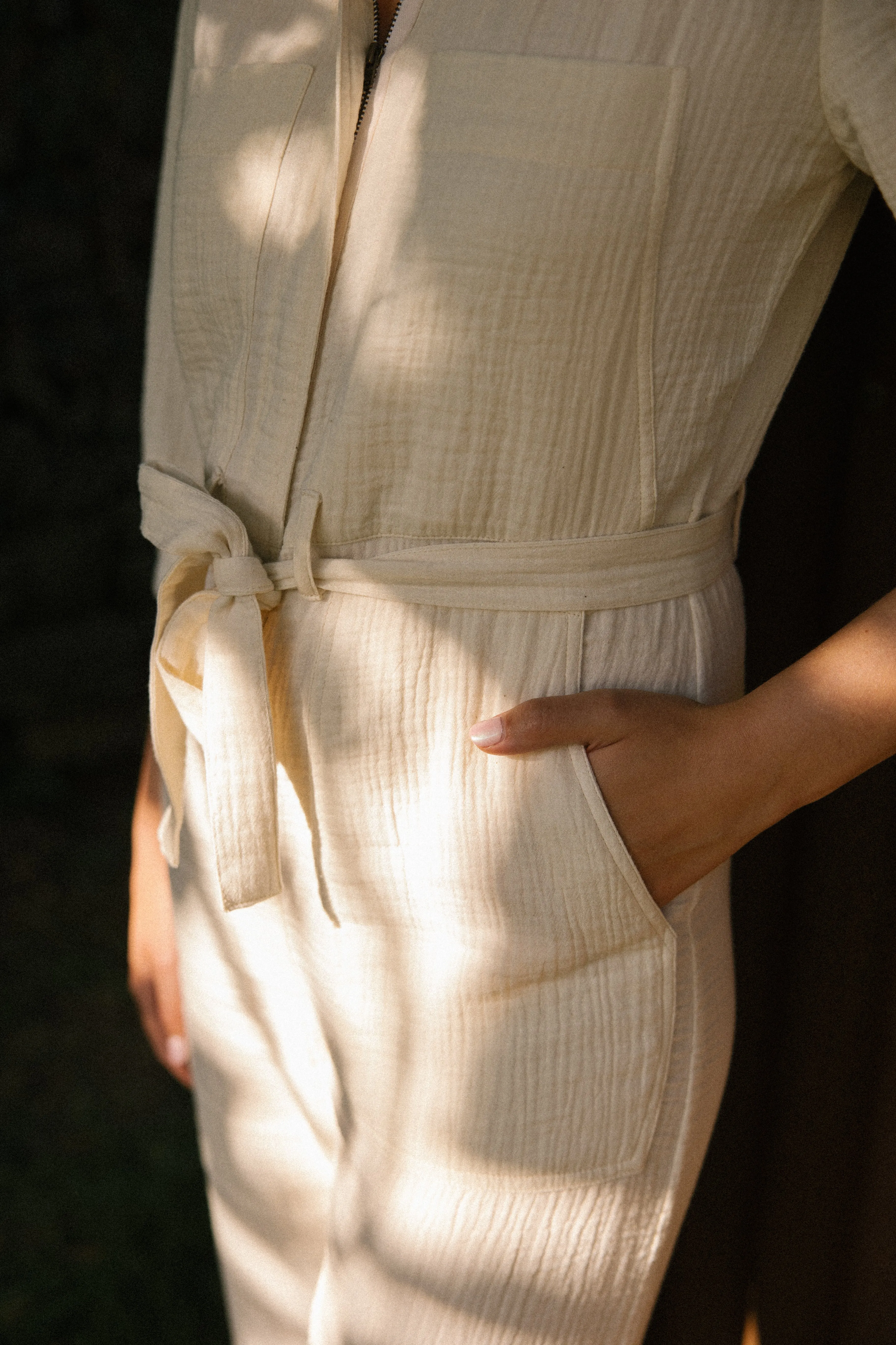 Rosie Jumpsuit -Natural