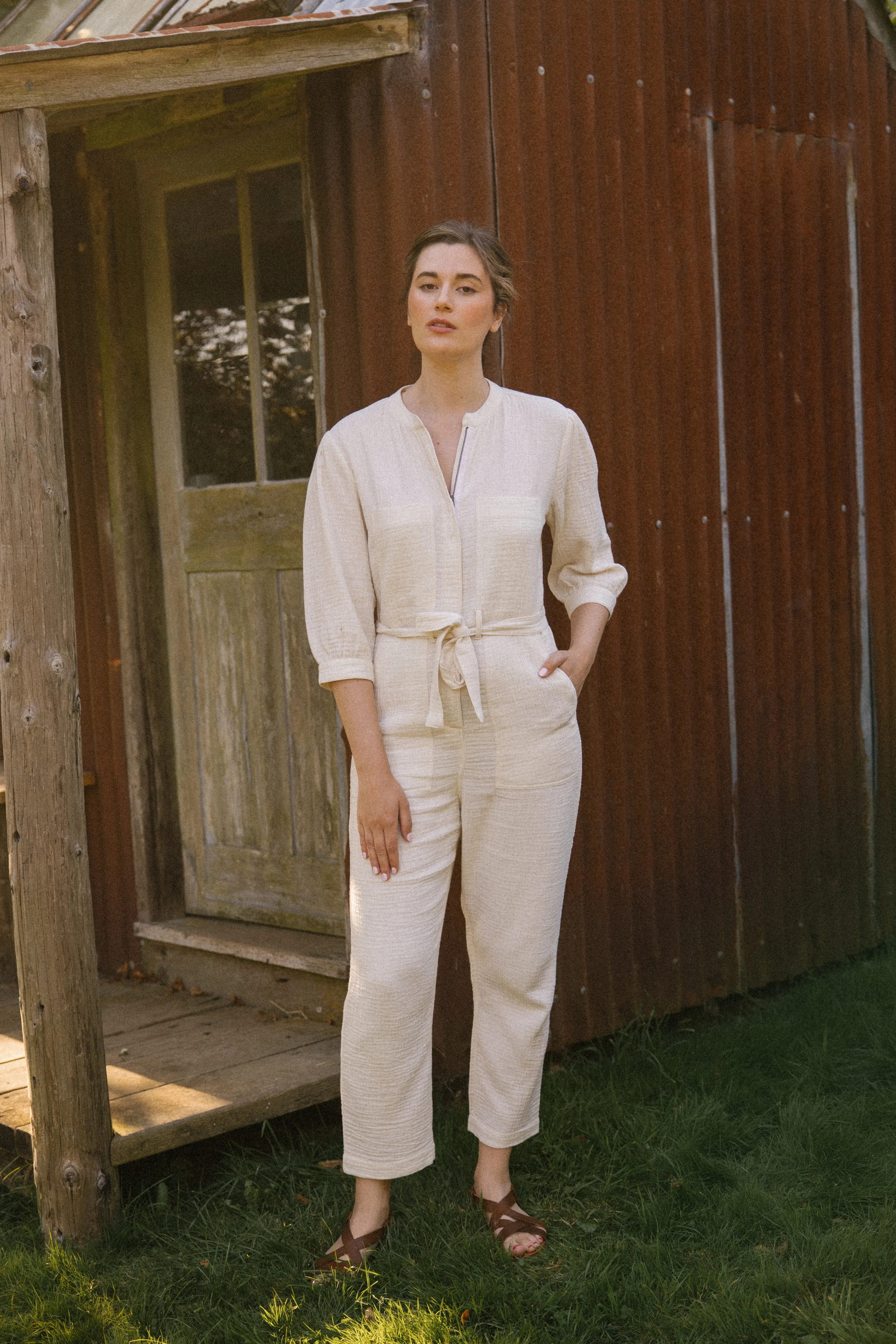 Rosie Jumpsuit -Natural