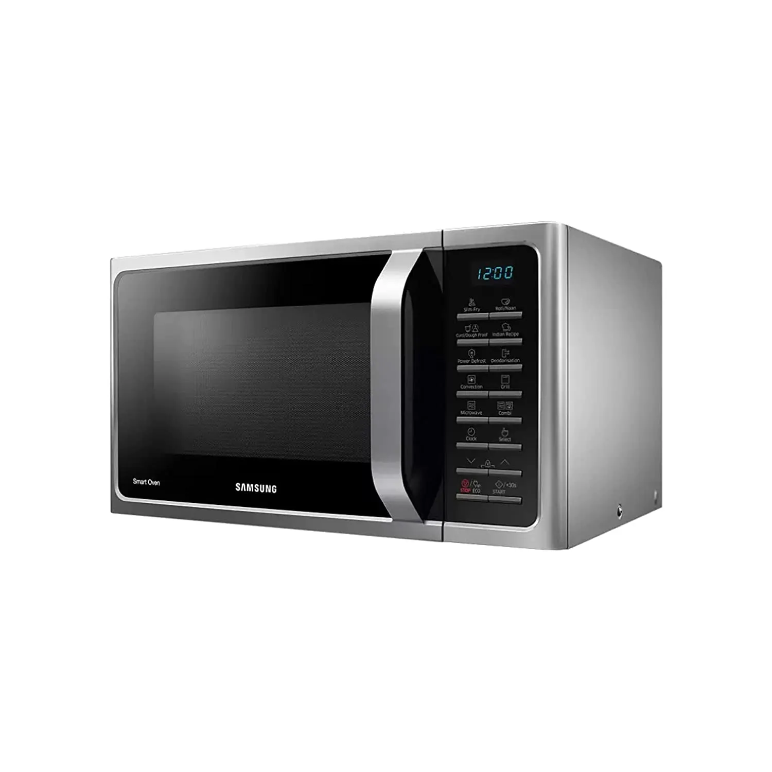 Samsung MC28A5025VS/TL 28L Convection Microwave Oven with Slim Fry, Crusty Plate & Ceramic Enamel Cavity  Silver