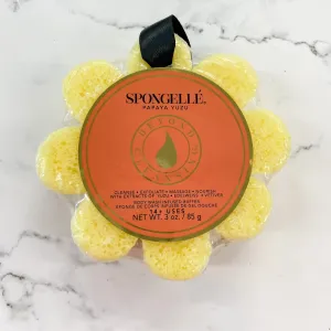Spongelle Wild Flower Bath Sponge: Papaya Yuzu
