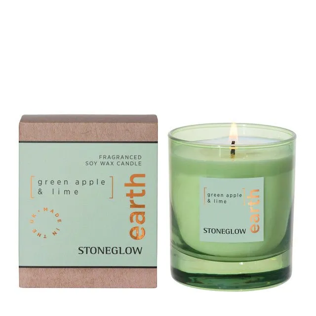 Stoneglow Earth - Green Apple & Lime Candle