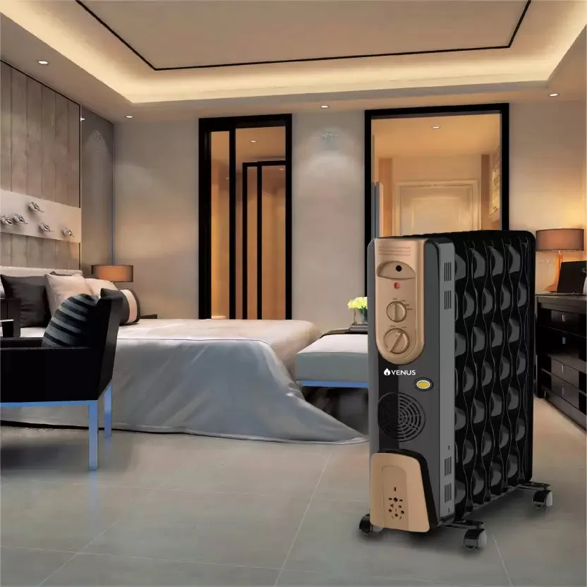 Venus OFR 9F Oil Filled Room Heater 9fin With Fan