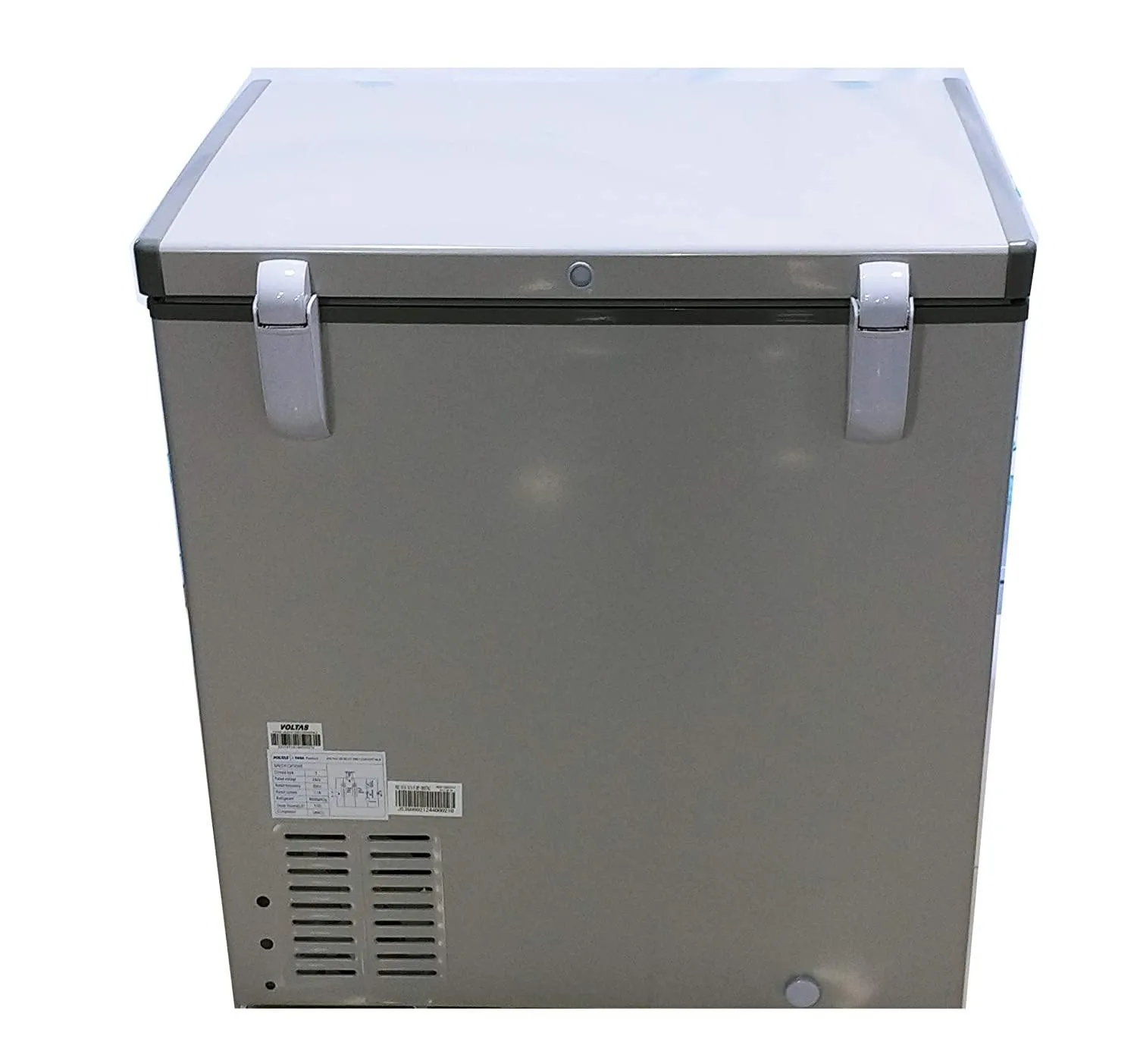 Voltas 150 SD HT Grey Single Door Deep Freezer, CF HT 150 SD A Convertible Grey