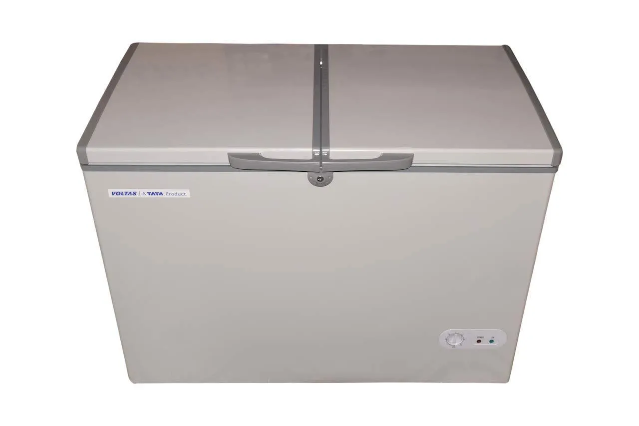 Voltas  CF HT 320 DDP CONVERTIBLE PCM GREY (Double Door Deep Freezer, 320 Liters, Be Pcm Grey).